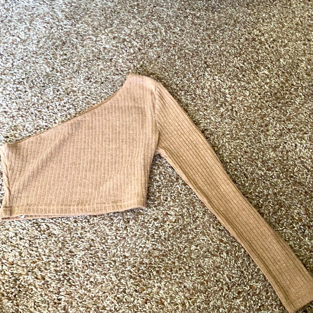 Brand new SHEIN brown one shoulder top